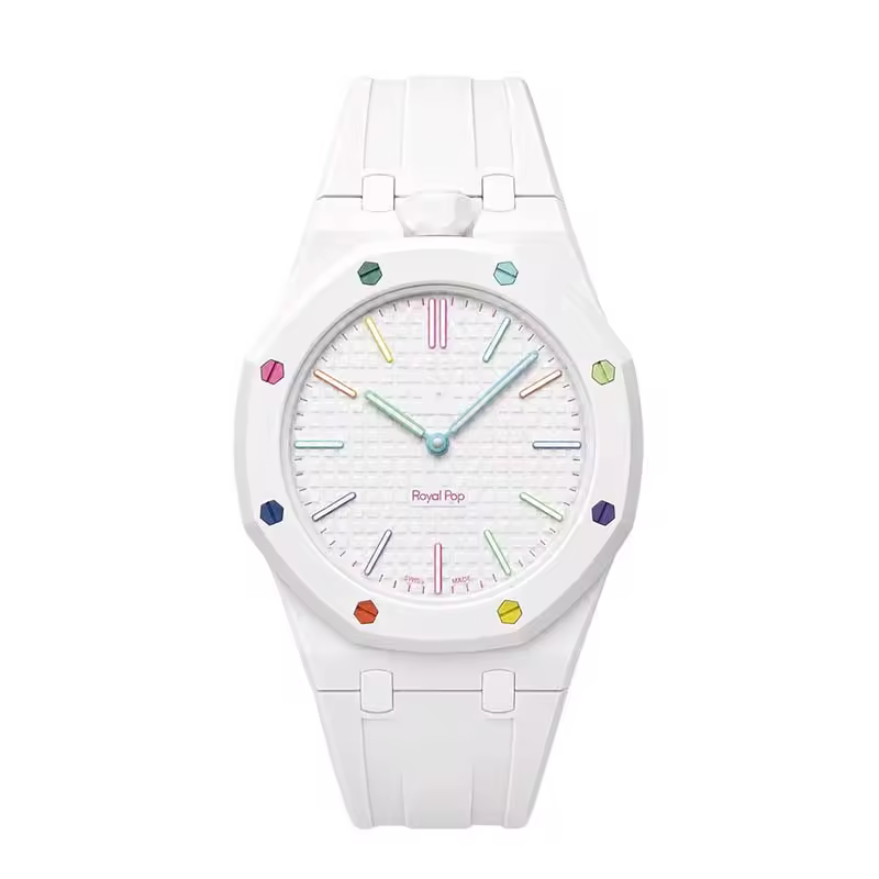 Midi Strap - Winder 12 o'clock — Ivory White